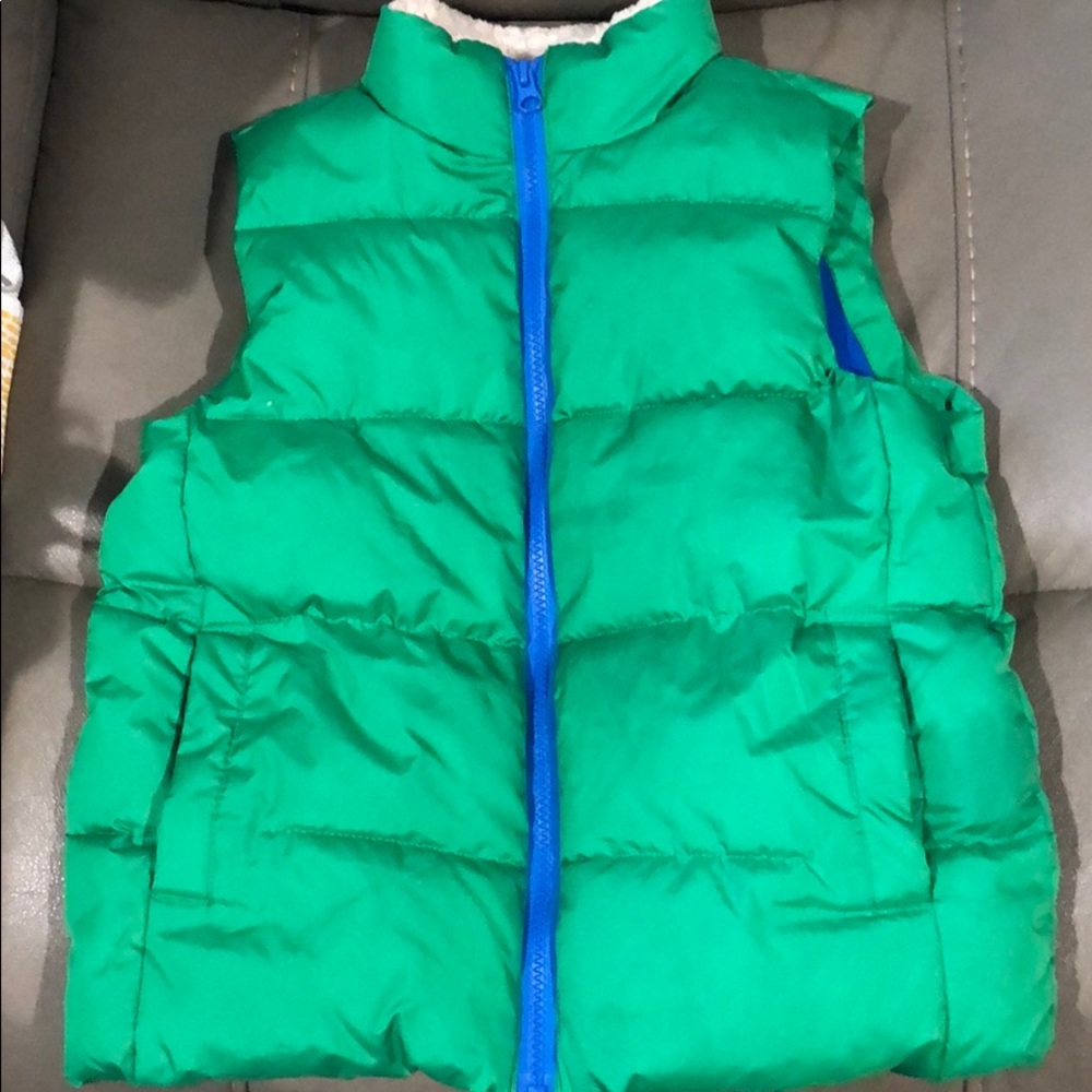 Crazy 8 Green Puff Vest